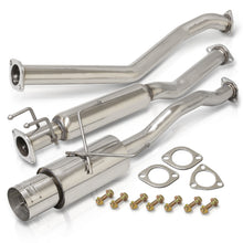 Load image into Gallery viewer, Honda Civic EX 2001-2005 N1 Style Stainless Steel Catback Exhaust System (Piping: 2.5&quot; / 65mm | Tip: 4.5&quot;)
