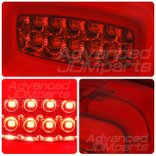 Load image into Gallery viewer, Harley Davidson Motorcycle LED Bar Tail Lights Chrome Housing Red Len White Tube
