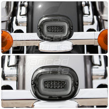 Load image into Gallery viewer, Harley Davidson Motorcycle LED Bar Tail Lights Chrome Housing Smoke Len White Tube
