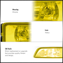 Load image into Gallery viewer, Honda Accord 4DR 2003-2005 / Acura TL 2004-2008 Front Fog Lights Yellow Len (Includes Switch &amp; Wiring Harness)
