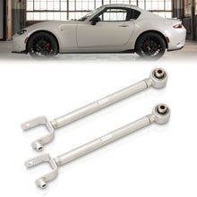 Load image into Gallery viewer, Mazda Miata MX-5 2016-2023 Rear Lower Adjustable Traction Control Arms Silver

