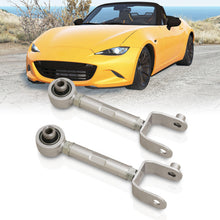 Load image into Gallery viewer, Mazda Miata MX-5 2016-2023 Rear Upper Adjustable Camber Kit Control Arms Silver
