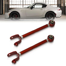 Load image into Gallery viewer, Mazda Miata MX-5 2016-2023 Rear Lower Adjustable Camber Kit Control Arms Red

