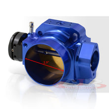 Load image into Gallery viewer, D/B/F/H-Series 70mm Throttle Body Plate Blue w/ Chrome Gate
