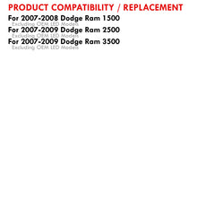 Load image into Gallery viewer, Dodge Ram 1500 2007-2008 / 2500 3500 2007-2009 LED Bar Tail Lights Chrome Housing Smoke Len White Tube (Excluding OEM LED Models)
