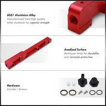Load image into Gallery viewer, JDM Sport Acura Honda K-Series K20 K24 Fuel Rail Red with Black Fittings
