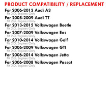 Load image into Gallery viewer, Volkswagen Jetta 2005-2014 / Golf GTI 2006-2010 / Passat 2006-2010 2.0T Aluminum Radiator
