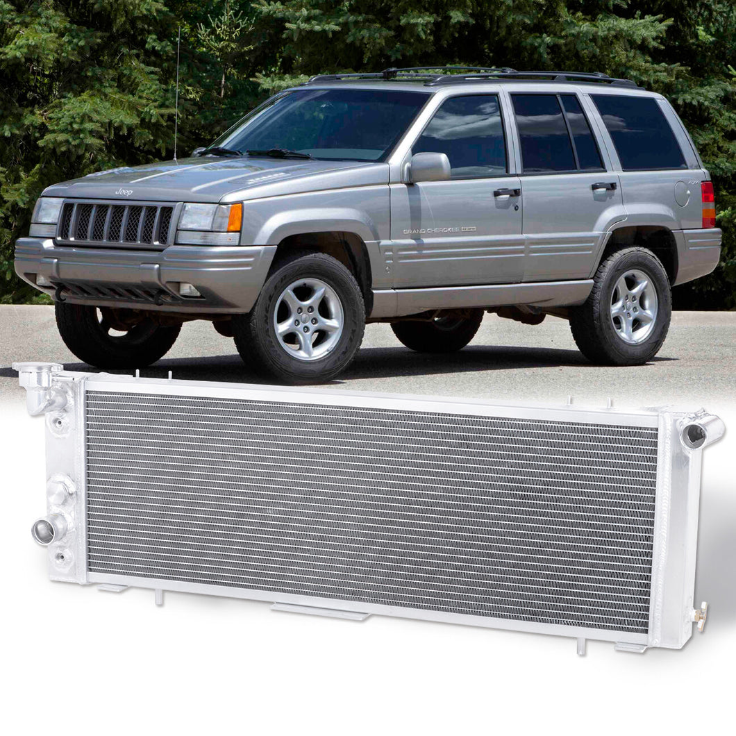 Jeep Cherokee 1991-2001 / Cherokee SE Sport 1995-2000 / Comanche 1991 2.5L 4.0L Automatic & Manual Transmission Aluminum Radiator