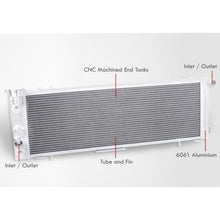 Load image into Gallery viewer, Jeep Cherokee 1991-2001 / Cherokee SE Sport 1995-2000 / Comanche 1991 2.5L 4.0L Automatic &amp; Manual Transmission Aluminum Radiator
