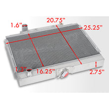 Load image into Gallery viewer, Ford Mustang V8 1967-1970 / Fairlane V8 1967-1969 / Falcon V8 1967-1969 / Ranchero V8 1967-1969 / Torino V8 1968-1969 Automatic &amp; Manual Transmission Aluminum Radiator
