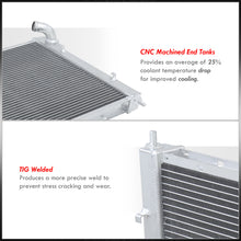 Load image into Gallery viewer, Mini Cooper S 2002-2006 / Convertible R53 2007-2008 1.6L Supercharged Manual Transmission Aluminum Radiator
