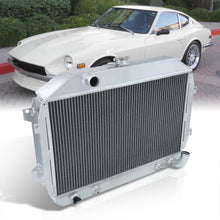 Load image into Gallery viewer, Datsun 240Z 1970-1973 / 260Z 1974-1975 Manual Transmission Aluminum Radiator
