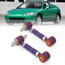 Load image into Gallery viewer, Acura Integra 1990-2001 / Honda Civic 1988-2000 / CRX 1988-1991 / Del Sol 1993-1997 Rear Control Arms Camber Kit Purple (Version 2)
