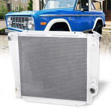 Load image into Gallery viewer, Ford Bronco 302 5.0L V8 1966-1977 Manual Transmission Aluminum Radiator
