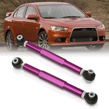 Load image into Gallery viewer, Mitsubishi Lancer EVO X 2008-2015 Rear Lower Adjustable Camber Kit Control Arms Purple
