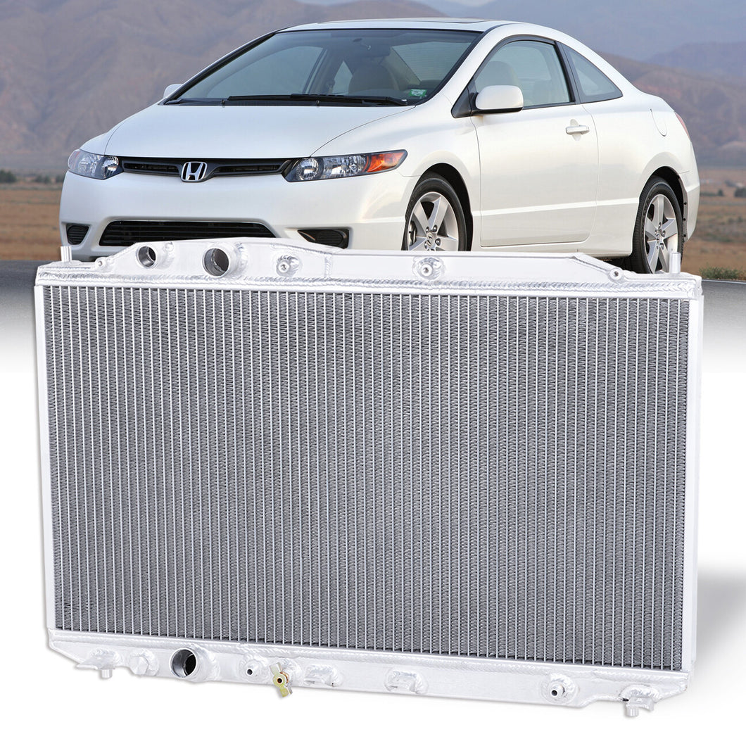 Honda Civic DX LX EX 2006-2011 Automatic & Manual Transmission Aluminum Radiator (EXCLUDING HYBRID & SI MODELS)