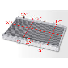 Load image into Gallery viewer, Honda Accord 1990-1993 / Prelude 1992-1996 Manual Transmission Aluminum Radiator
