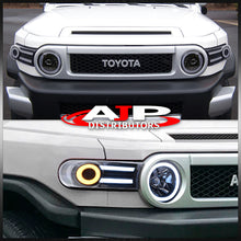 Load image into Gallery viewer, Toyota FJ Cruiser 2007-2014 LED DRL Bar Projector Headlights Black Housing Clear Len Clear Reflector
