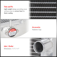 Load image into Gallery viewer, Honda Civic 1992-2000 / Del Sol 1993-1997 / Acura Integra 1994-2001 3-Row Manual Transmission Aluminum Radiator
