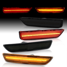 Load image into Gallery viewer, 2010-2014 Ford Mustang LED Smoke Lens Front Amber/Red Rear Bumper Side Markers Lights
