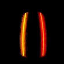 Load image into Gallery viewer, Chrysler 300 2015-2022 4 Piece Front Amber &amp; Rear Red LED Side Marker Lights Clear Len

