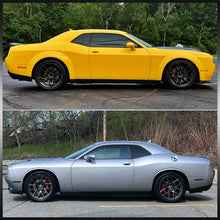 Load image into Gallery viewer, Dodge Challenger 2015-2022 4 Piece Front Amber &amp; Rear Red LED Side Marker Lights Smoke Len
