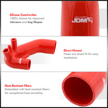 Load image into Gallery viewer, Audi A4 1.8T 1994-2005 / Volkswagen Passat B5 1996-2005 Turbo Intake Silicone Hose Red
