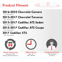 Load image into Gallery viewer, Chevrolet Camaro 2016-2022 / Traverse 2013-2017 / Cadillac ATS Sedan 2013-2017 / ATS Coupe 2015-2017 / XT5 2017 Rear Red LED Reflector Lights Smoke Len
