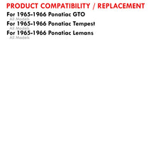 Load image into Gallery viewer, Pontiac GTO 1965-1967 / Lemans 1965-1967 / Tempest 1965-1967 Manual Transmission Aluminum Radiator

