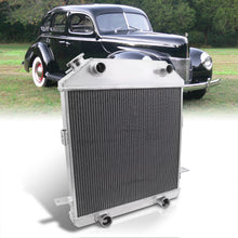 Load image into Gallery viewer, Ford 1939-1941 / Mercury 1940-1941 Flat Head Small Block V8 Manual Transmission Aluminum Radiator
