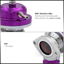 Load image into Gallery viewer, Universal Type S/RS Purple Blow Off Valve BOV + 2.5&quot; Aluminum Adapter Flange Kit
