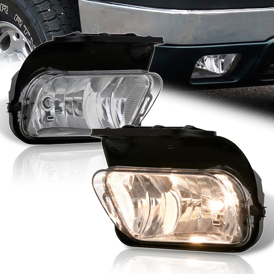 Chevrolet Silverado 2003-2006 Front Fog Lights Clear Len (Includes Switch & Wiring Harness)