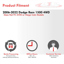 Load image into Gallery viewer, Dodge Ram 1500 2006-2022 4WD 2&quot; Front Leveling Lift Kit Silver (Excluding Mega Cab)
