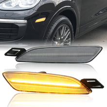 Load image into Gallery viewer, Porsche Cayenne 2015-2019 Front Amber LED Side Marker Lights Clear Len
