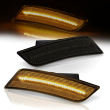 Load image into Gallery viewer, Cadillac ATS 2013-2014 Front Amber LED Side Marker Lights Smoke Len
