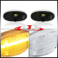 Load image into Gallery viewer, Ford F250 F350 F450 F550 Super Duty Dually 2011-2022 4 Piece Front Amber &amp; Rear Red LED Fender Side Marker Lights Clear Len
