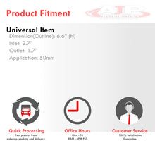 Load image into Gallery viewer, Universal 50mm V-Band External Wastegate Black
