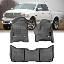 Load image into Gallery viewer, Dodge Ram 1500 Crew Cab 2009-2017 All Weather Guard 3D Floor Mat Liner
