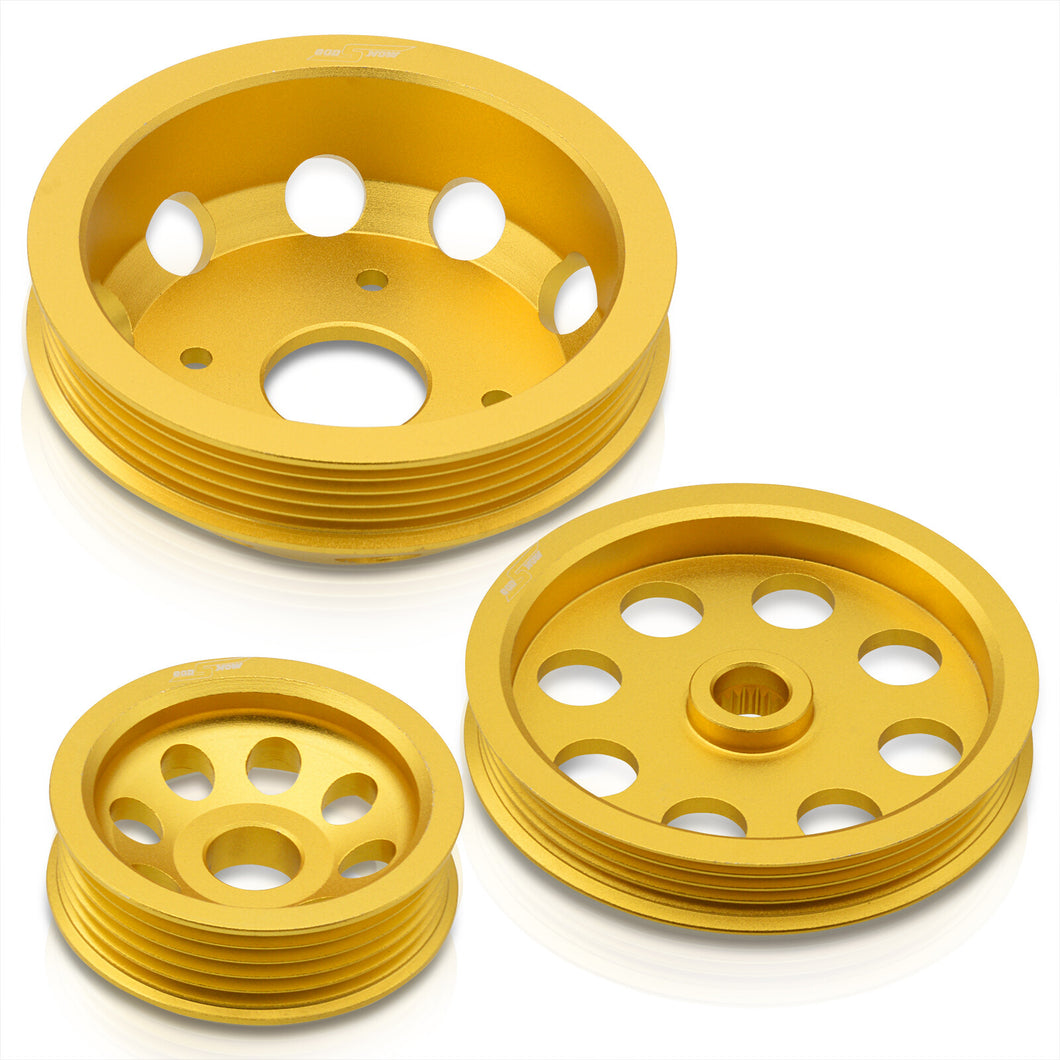 Nissan 240SX S14 S15 SR20 Underdrive Crank Pulley Gold