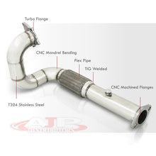 Load image into Gallery viewer, Acura Integra 1990-2001 / Honda Civic 1988-2000 / CRX 1988-1991 / Del Sol 1993-1997 3&quot; T3/T4 Turbo Downpipe (Driverside Exit)
