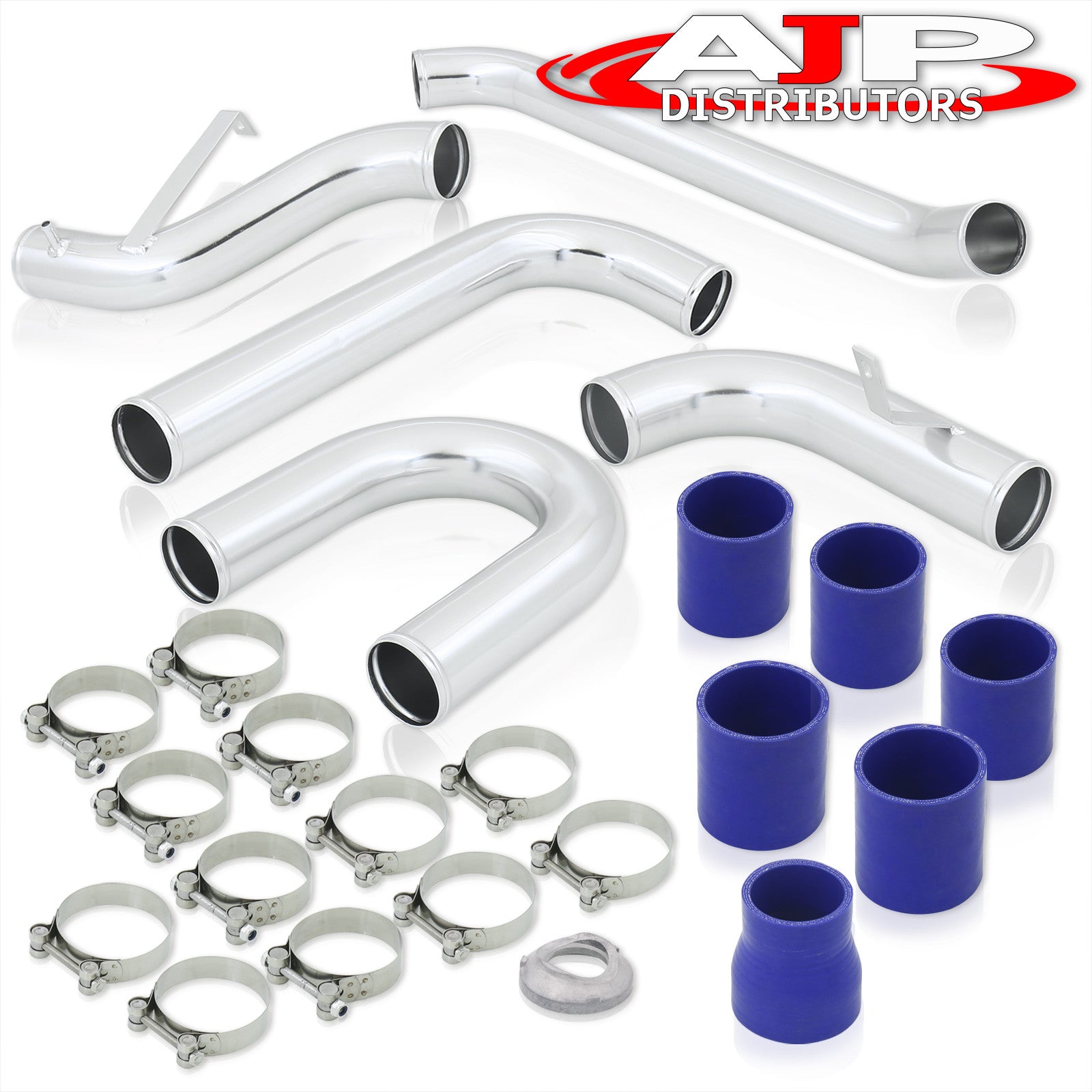 Honda Civic 1988-2000 D-Series Bolt-On Aluminum Polished Piping Kit ...