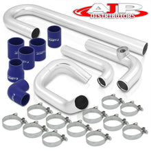 Load image into Gallery viewer, Scion TC 2005-2010 Bolt-On Aluminum Polished Piping Kit + Blue Couplers
