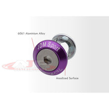 Load image into Gallery viewer, Universal 6pcs JDM Sport Fender Washer M8 Anchor Type Fasteners Kit Purple
