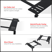 Load image into Gallery viewer, Nissan 240SX S13 S14 1989-1998 Racing Seat Rail Brackets
