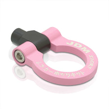 Load image into Gallery viewer, JDM Sport Heavy Duty Mild Steel Pink Front Rear Tow Hook Ring (M12 x 1.75 Thread)
