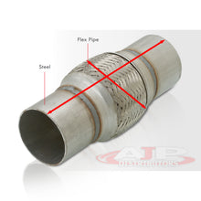 Load image into Gallery viewer, Universal Flex Pipe (Length: 8&quot; | Flex Pipe: 4&quot; | Inlet/Outlet: 2.5&quot;)
