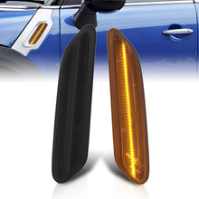 Load image into Gallery viewer, Mini Countryman R60 2011-2016 / Paceman R61 2013-2016 Front Amber Sequential LED Side Marker Lights Smoke Len
