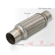 Load image into Gallery viewer, Universal Flex Pipe (Length: 12&quot; | Flex Pipe: 8&quot; | Inlet/Outlet: 2.5&quot;)
