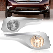 Load image into Gallery viewer, Toyota Highlander 2011-2013 Front Fog Lights Clear Len (Includes Switch &amp; Wiring Harness)
