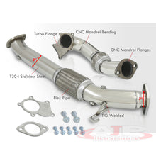 Load image into Gallery viewer, Acura RSX K20 2002-2006 / Honda Civic Si 2006-2011 3&quot; Turbo Downpipe
